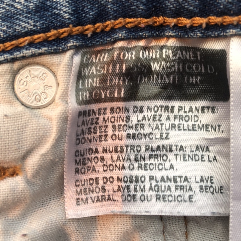 Vintage Levi’s 501 Customized Embroidered Horse Daisy Patchwork RARE - Picture 7 of 13